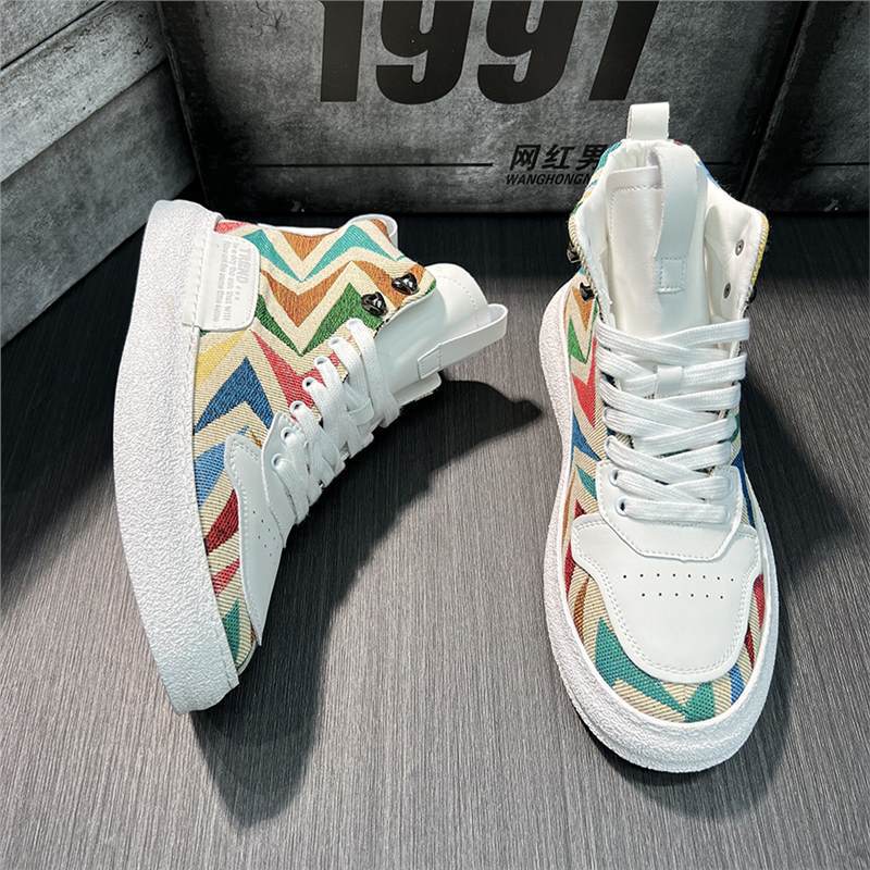 Кеды весенние дышащие повседневные спортивные камуфляжные высокие кеды модные обувь xs 38 белый