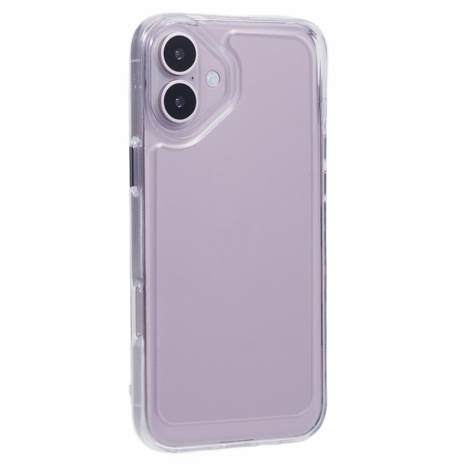

For iPhone 16 Case 2.0mm Thick Shockproof TPU + PC Phone Cover