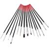 15pcs Art Painting Brushes Set for Gouache Watercolor Acrylic Oil Painting Drawing Brush15pcs Set