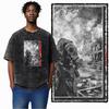 U5 100% Cotton Acid Washed Cool Streetwear Print Unisex T Shirt Big Size Cool Vintage Men Tshirt Cool Tee Shirt for Men