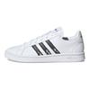 adidas Neo Grand Court Komfortable Slitesterke Lave Sneakers Dame Sneakers Hvit Svart GX5762