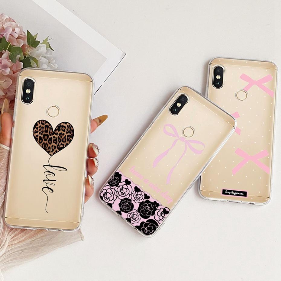 Clear TPU Case For Xiaomi Redmi Note 6 Newest Style Phone Cases For Redmi Note 6 Pro Note6 Soft Silicone Bumpers