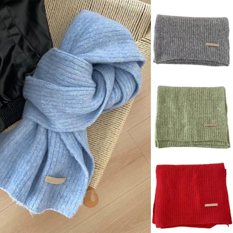 Warm Fashion Scarves Winter Windproof Neckerchief Unisex Breathable Scarf for Casual Wear