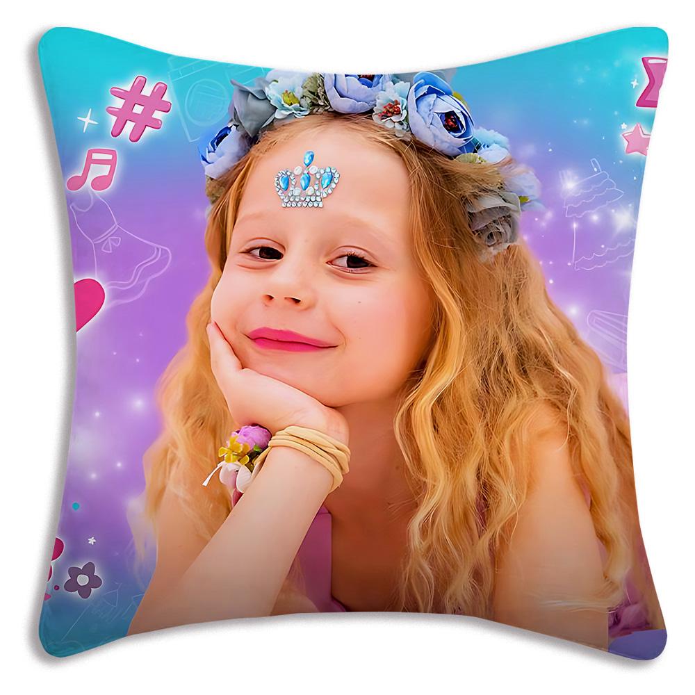 Cute Love For Dianas Pillow Covers Cartoon Sofa Decorative Home Double-sided Printing Short Plush Cute Cushion Cover