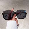 Oversized Sunglasses Woman  New Unique One Piece Fashion Sunglasses for Man UV400 Punk Glasses Trending Female Eyewear UV400