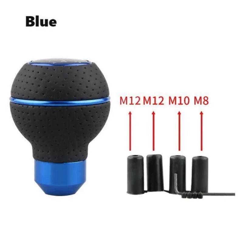 

1 Pc Universal Aluminum Alloy Car Gear Shift Knob for Manual Transmission Automobile Modification 5 Speed Gear Level Shift Knob синій