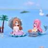 Shell Mermaid Micro Landscape Shell Mermaid Micro Landscape Diy Bonsai Fish Tank Small Ornaments Pvc Aquascape Home Garden Decor
