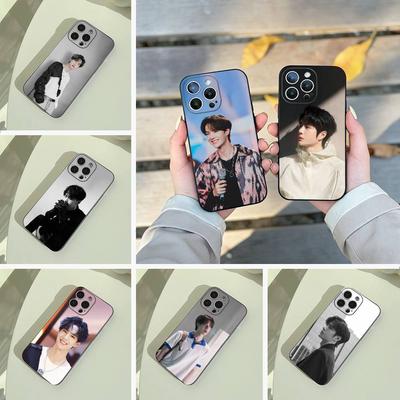 W-Wang- Yibo Etui na Telefon Dla iPhone 17,16,15,14,13,12,11 Pro Max,16Plus,XS Lekkie i praktyczne Miękkie Czarne Pokrowiec