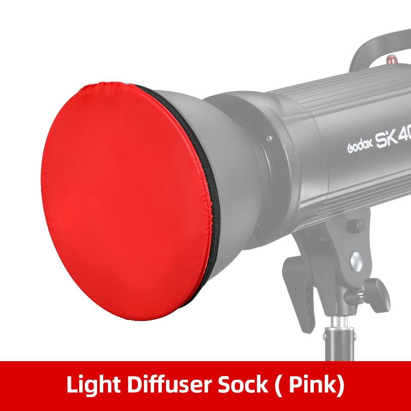 

Мягкий светорассеиватель, носок, 7 дюймов, 180 мм, 6 цветов, тканевый фильтр для крепления Bowens, стандартный отражатель, диффузор, абажур, сотовая сетка 1PCS красный