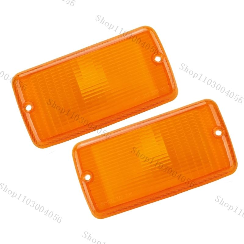 2PCS Front Bumper Fog Light For Jeep Wrangler TJ 1997-2006 Side Marker Turn Signal Cover (No Bulb) Reflector Light 55155628AB