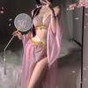 Sex Underwear Exotic Princess Retro National Passion Lingerie Sexy Temptation Hanfu Fairy Gauze Night Dress Uniform Pajamas Set