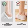 5cm Height Increase Heels Sleeves Gel Heel Height Invisible(2pcs,white