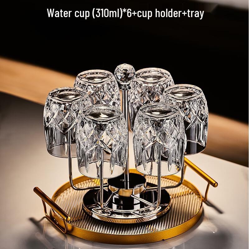 European Style Glass Drinkware Set 6-Piece Set