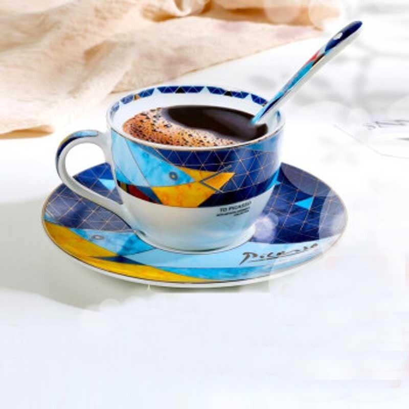 Picasso Flying Ceramic Cup and Saucer Set