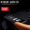 4Pcs Black Car Door Window Lift Button Panel Cover Interior Door Panels Trim For Outlander + RHD Accessories