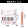 Julystar Ten Colors Pearlescent Matte Liquid Eyeshadow Makeup Bright Streamer Eyeshadow Set