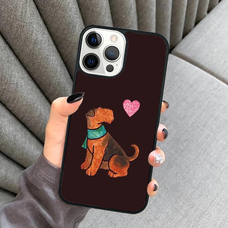 Welsh Terrier Dog Phone Case For iPhone 17 Air 16 16e 15 13 14 Pro Max 11 12 Plus 2022 MAX Shell Cover coque