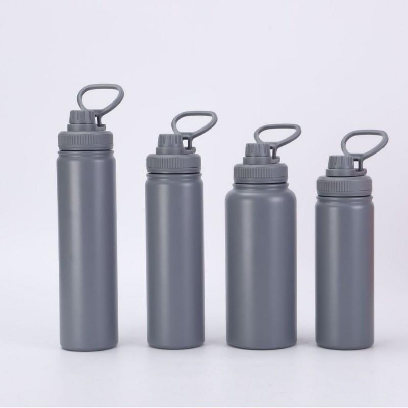 Stainless Steel Vacuum Insulated Thermos Bottle 304 Inner 201 Outer Large Capacity Travel Mug Outdoor Sports Office