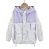 Girls Kids Thickened Windproof Warm Colorblock Fashion Outdoor Jacket