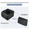 30L Capacity Foldable Car Storage Organizer Foldable Storage Box 2-in-1 Pillow  RV Interior