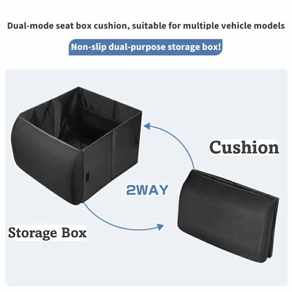 30L Capacity Foldable Car Storage Organizer Foldable Storage Box 2-in-1 Pillow  RV Interior
