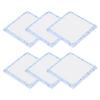 6/12Packs Cute Sticky Notes 75x75mm 50Sheets/Pack Sticky Notes Self-Stick Notes Pads with Lines Office Message Stickers 4Colors