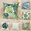 Art Leaf Modern Style Pillow Case Linen Cushion Covers For Decorative Sofa Home Pillows Case Car Chair Pillows Cases