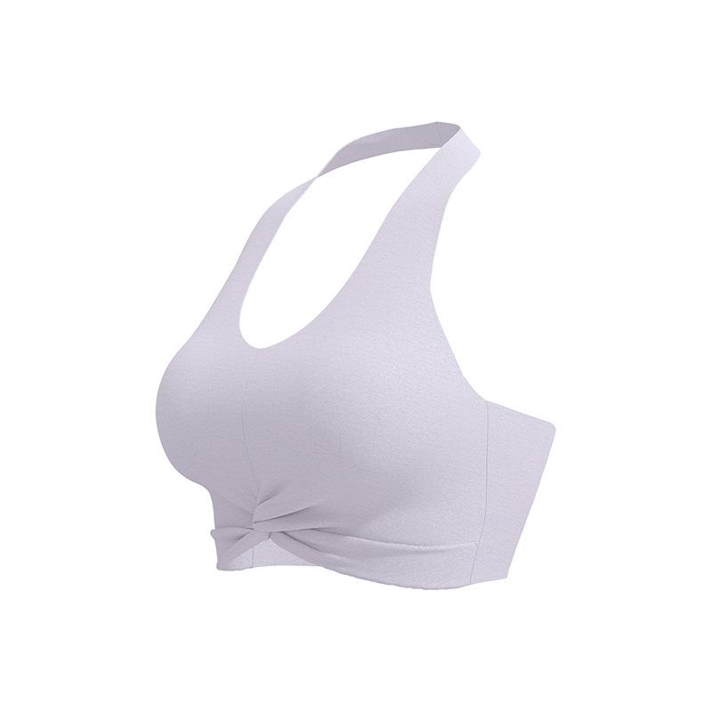 New neck back sports double-sided brocade high elastic breathable removable chest pad yoga vest bra
