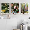 Japanisches Yayoi Kusama Poster Inspiriertes Botanisches Tokyo Museum Japandi Buntes Blumen-Leinwandbild Wandkunst für Heimdekoration