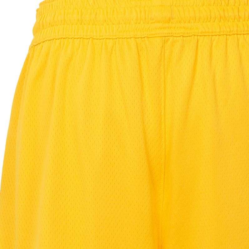 Jordan NBA All-Star Game Season 21 Logo Print Mid-Waist Basketball Shorts Men Bottoms Yellow CV4760-728