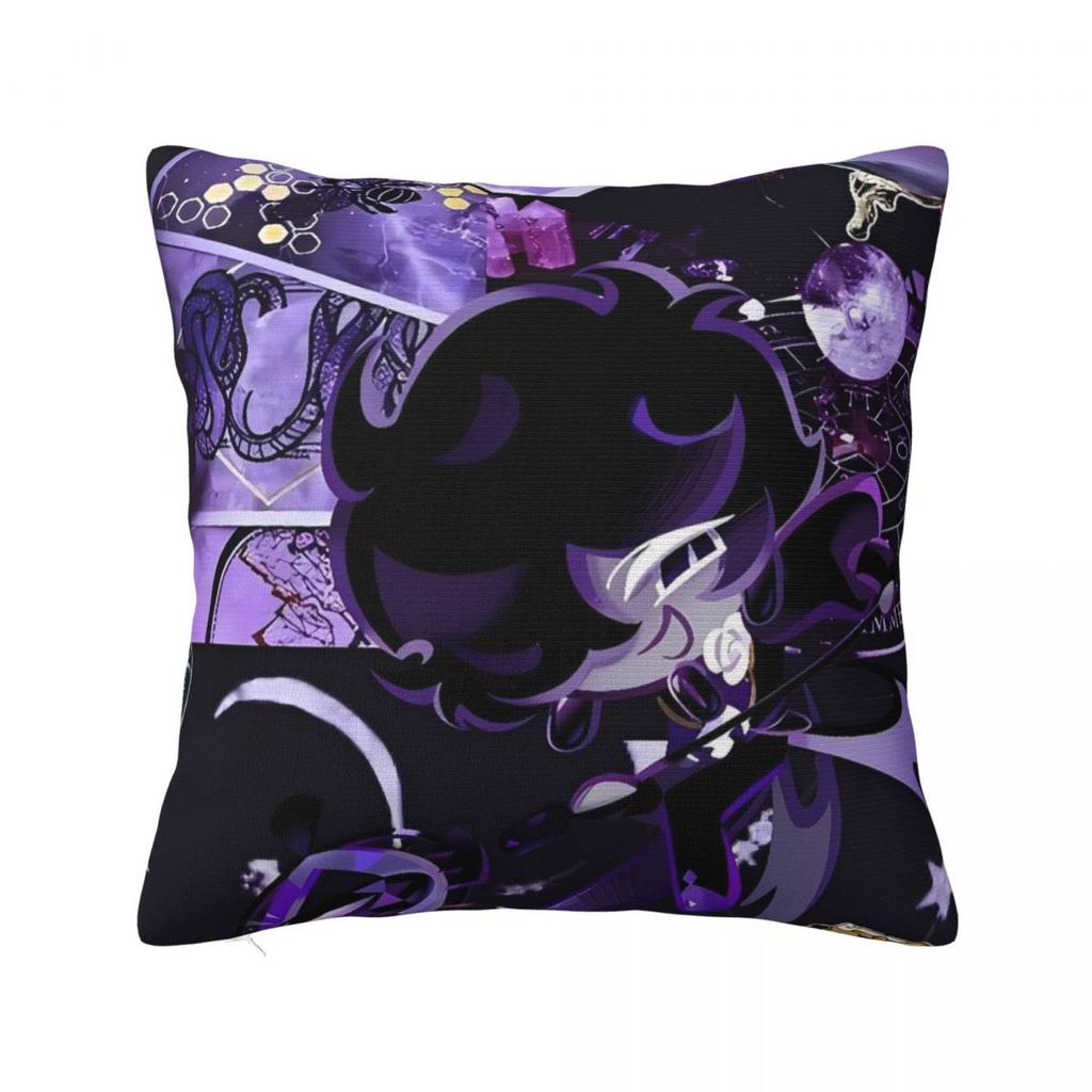 Cookie Run Kingdom Game Shadow Milk Pillow Cover Polyester Pillow Case Cushion Cover Pattern Pillowcases For Living Room Chair
