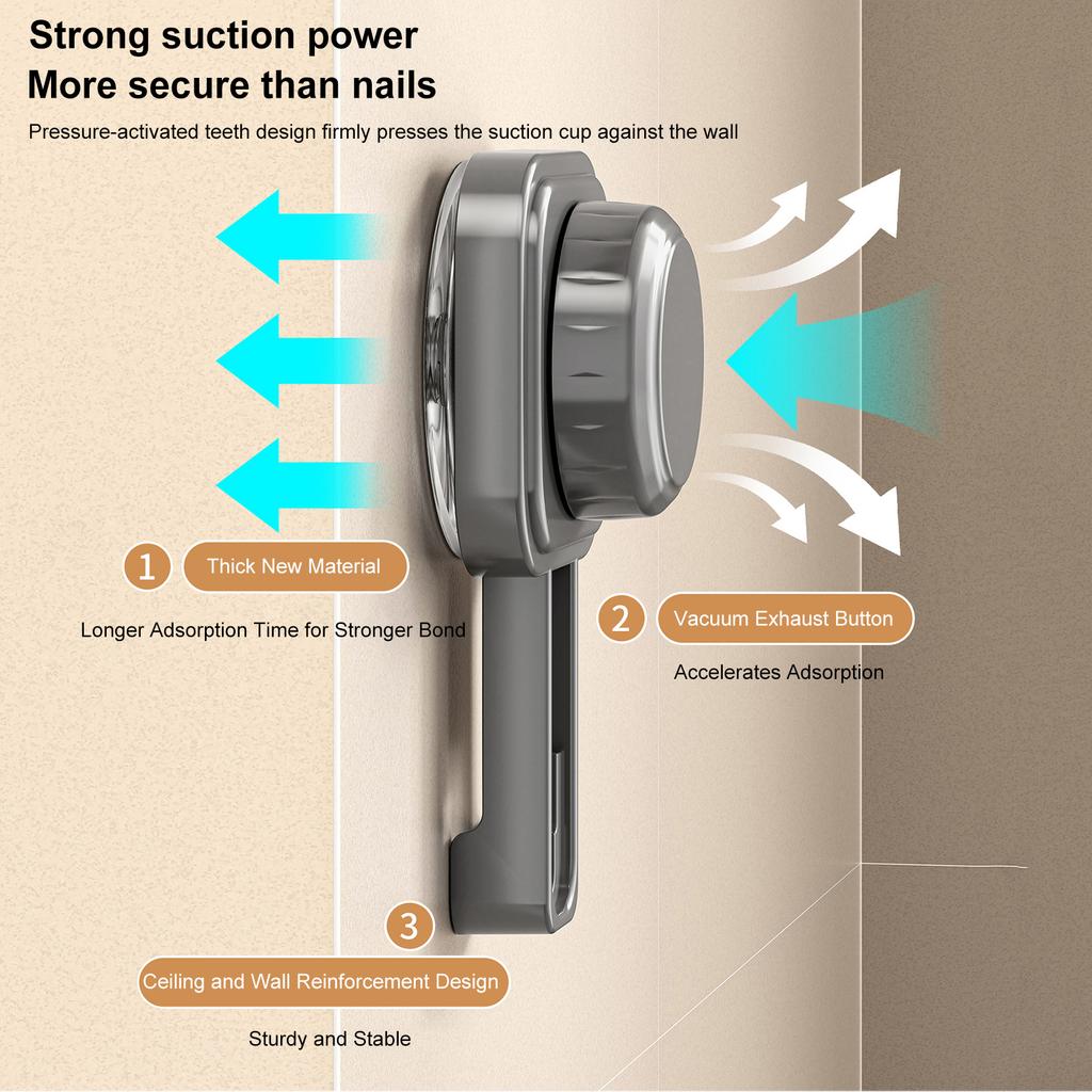 2/3 layers Suction Cup Pot Lid Holder Multi-Layer Multifunctional Pot Lid Storage Rack Wall Hanging Pot Cover Rack for Kitchen