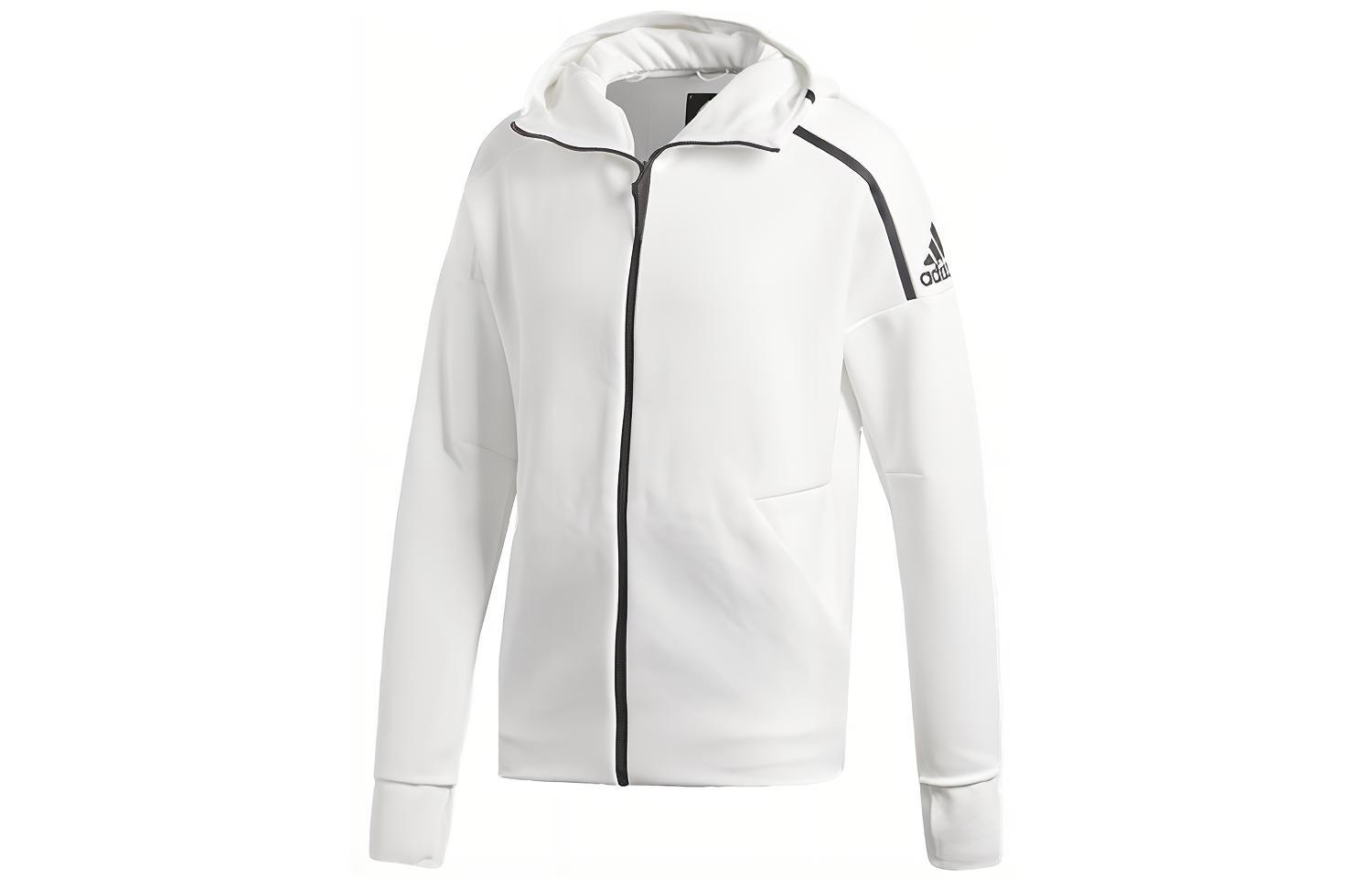 Adidas Z.N.E Jacket Asia Version, Fall Men s White CY9903 XXL