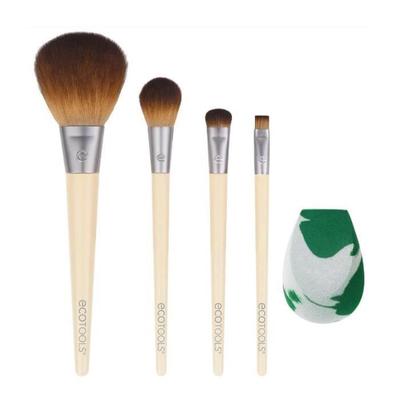 סט של 5 מברשות - ECOTOOLS - Core Five - מברשות מבמבוק - מברשות סינתטיות - ידידותי לסביבה