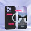 Lake Aurora Ice Surface Suitable For iPhone 16E 17 Pro Max 15 Pro 14 13 Plus 12 Mini 11 16 Air 17Pro Magnetism Glass Phone Case