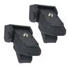 Locking Hood Latches with Key Heavy Duty Anti Theft Hood Lock Catch Replacement for Jeep Wrangler JL 2018 2026 Black