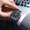 808  Luxury Nylon Leather Men's Quartz Watches Waterproof Luminous Chronograph  Watches for Men