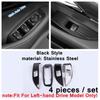 Black Car Glass Switch / Door Handle Bowl / Glove Box / Air AC Outlet Accessories Cover Trim For Cadillac CT5 CT5-V  - 2024