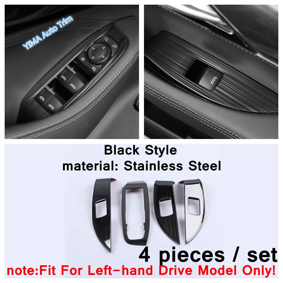 Black Car Glass Switch / Door Handle Bowl / Glove Box / Air AC Outlet Accessories Cover Trim For Cadillac CT5 CT5-V  - 2024