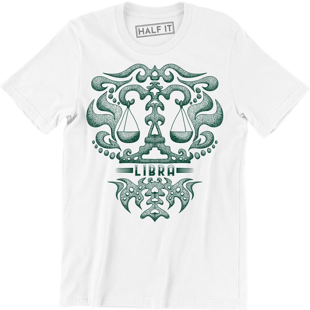 Libra Scrape Zodiac Sign Astrological Astrology Scales Men s T-shirt Tees S