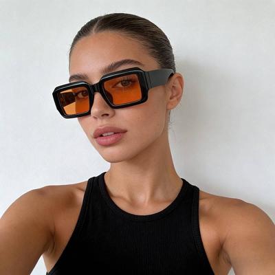 New Oversized Ins Popular Fashion Square Women Sunglasses Retro Men Sun Glasses Female Fashion Outdoor Mirror Oculos