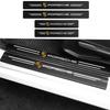 Nuova Moda Decorazione Piastra Battitacco Porta Auto Adesivi in Fibra di Carbonio Per Porsche GTS Cayenne Cayman Panamera Macan 911 718 928 90