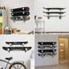 Skateboard Wall Mount Longboard Invisible Clear Hanger Display Rack Shelf for Fits Skateboard Longboard Skis Snowboard