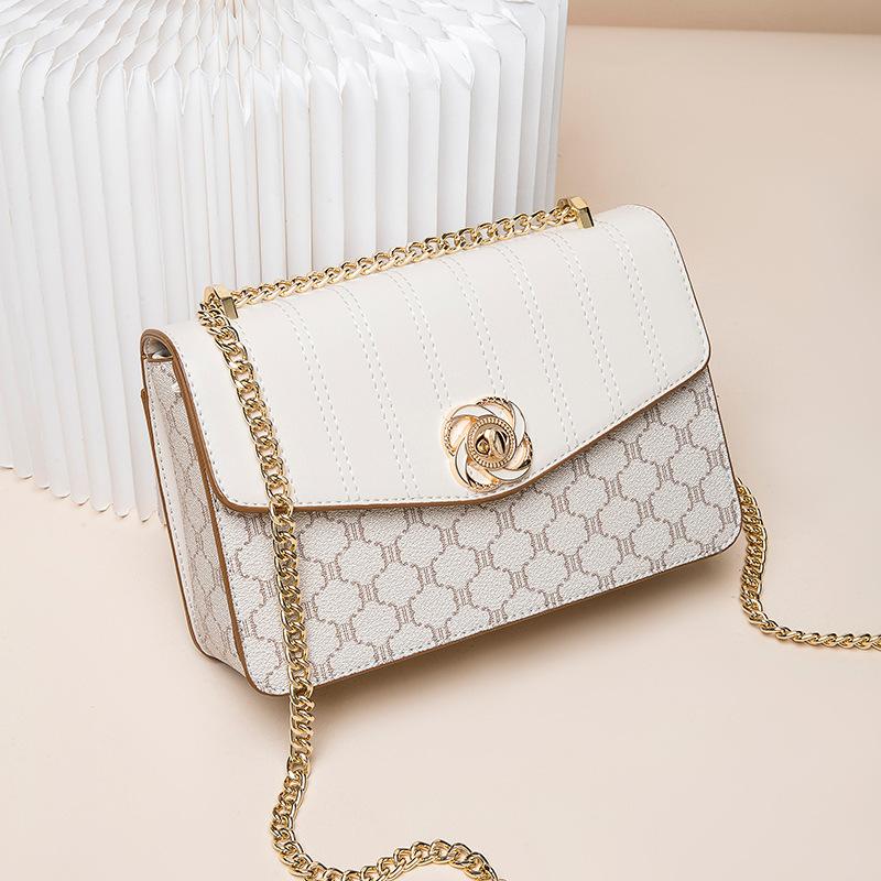 

Сумка-цепочка на одно плечо под мышкой Женская сумка через плечо Маленькая квадратная сумка Высококачественная натуральная кожа Весенне-летняя горячая женская сумка Новый стиль