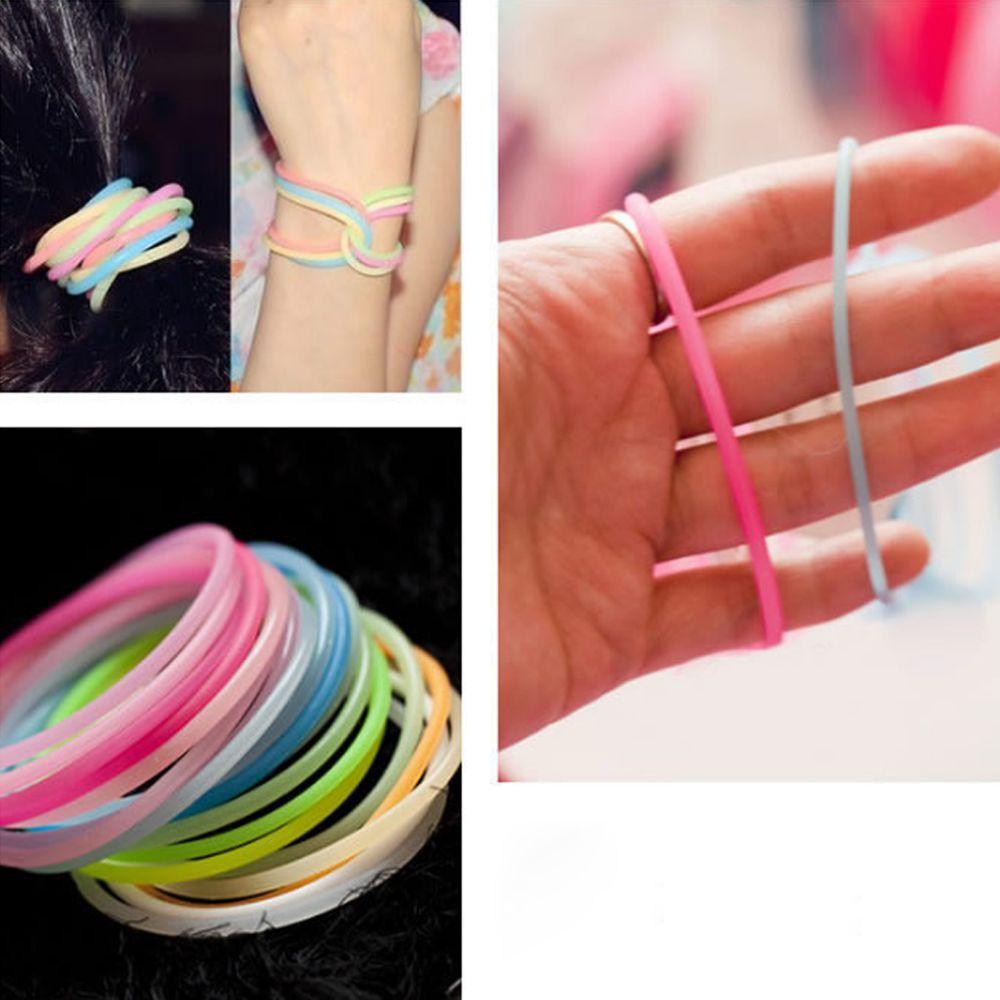 Men Jewelry Gift Wristband Bangles Silicone Bracelets Silicone Thin Bracelet Multicolor Bracelet