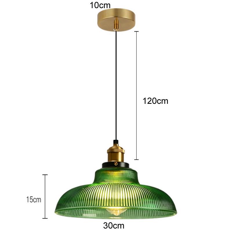 Home Decor Vintage Glass Pendant Lights For Kitchen Island Interior Antique Hanging Ceiling Lamps Nordic Suspensions Luminaire