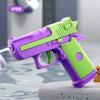 Mini Desert Eagle Pistola ad acqua meccanica a fuoco continuo Piccola pistola Estate All'aperto Spiaggia Giocattolo povero Spara pistola ad acqua per bambini