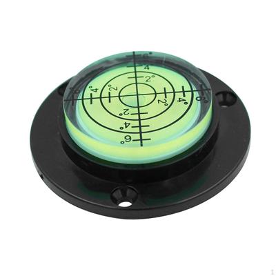 Aluminium High Precision Horizontal Leveler Bubble Level Tool Circle Round 50mm
