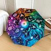 1PC astrology Pattern Small Travel Automatic Folding Umbrella, Compact Windproof Umbrella, Automatic Open/Close ,Gift-091541