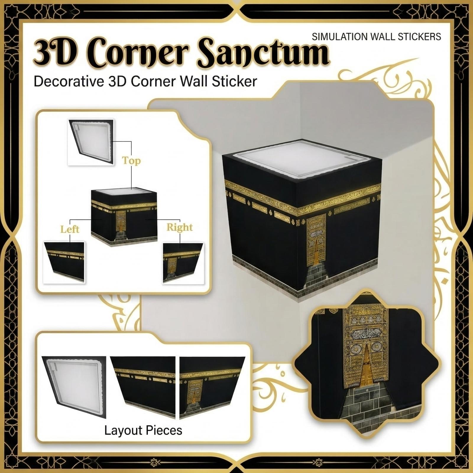 Realistic Wall Sticker 3D Wall Decal Peel And Stick Wall Decor One Size